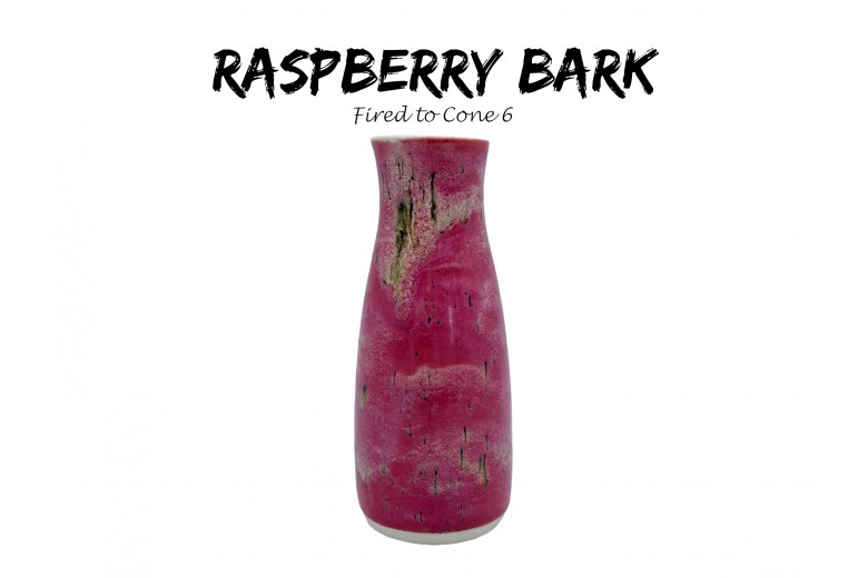 Featured Glaze Combination - Raspberry Bark