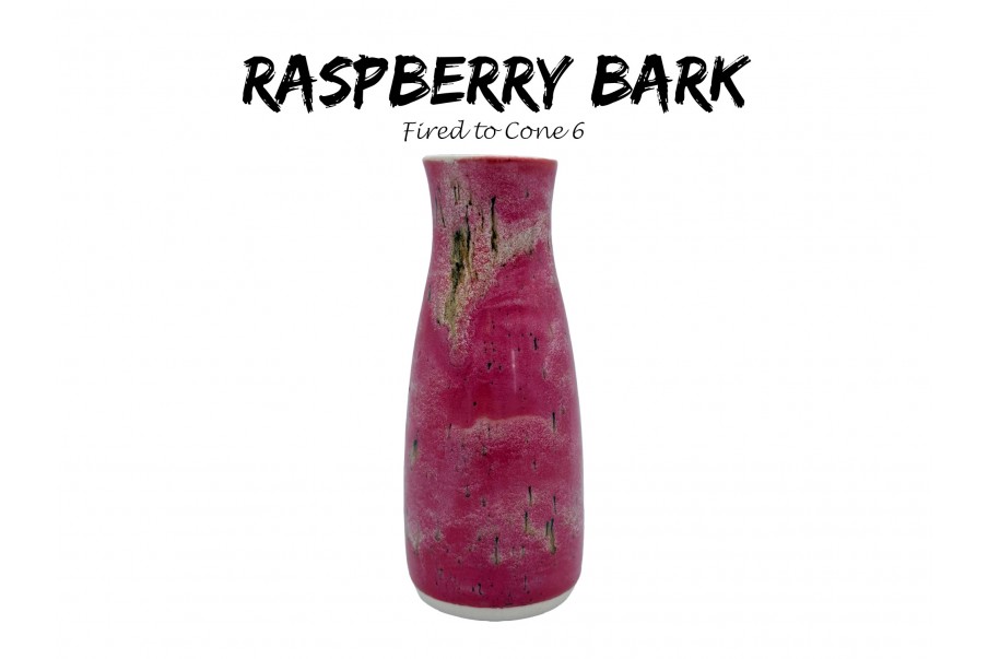 Featured Glaze Combination - Raspberry Bark