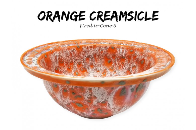 Featured Glaze Combination - Orange Creamsicle