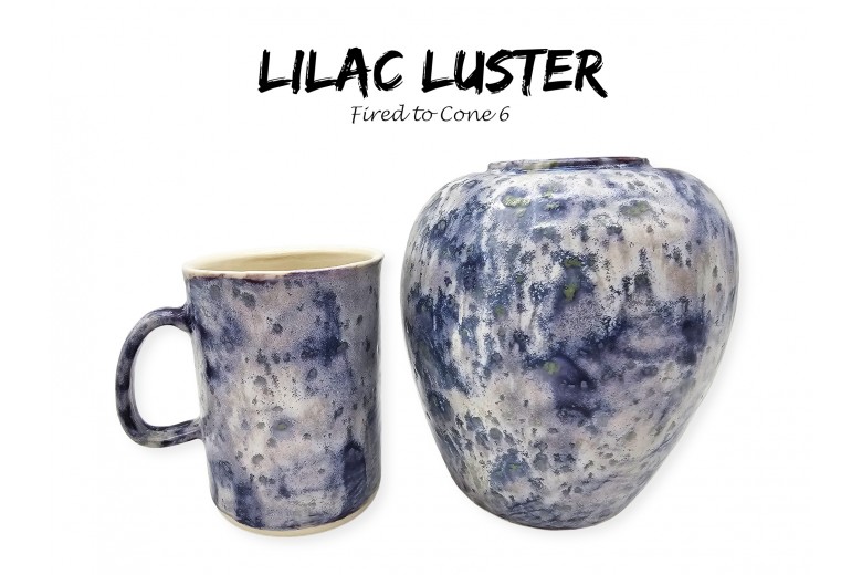 Featured Glaze Combination - Lilac Luster