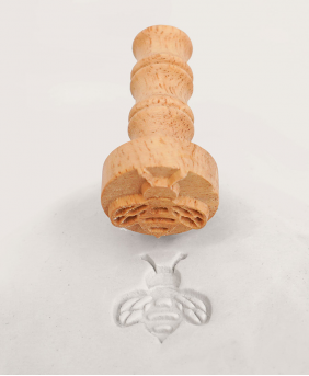 Clay Stamp - Bee
