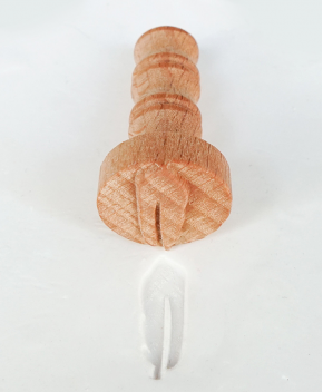 Clay Stamp - Feather