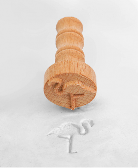 Clay Stamp - Flamingo