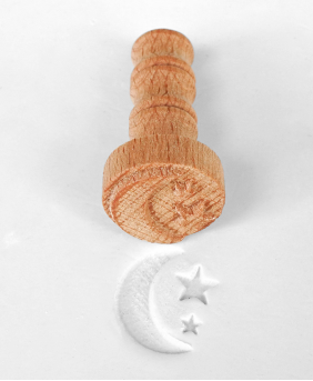 Clay Stamp - Moon