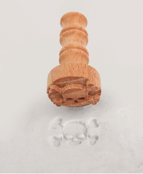 Clay Stamp - Skull