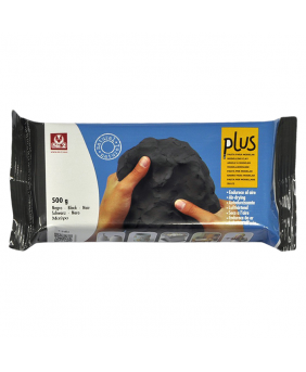 PLUS Air Dry Clay, Black, 1.1 lb (500 g)