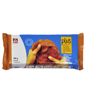 PLUS Air Dry Clay, Terracotta, 1.1 lb (500 g)