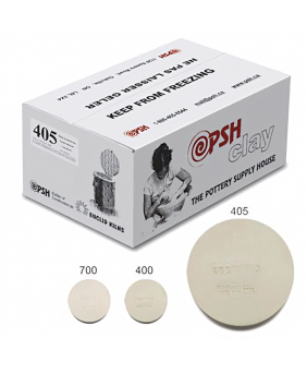 PSH #405X Cone 06 White Ceramic Clay Body, 10 kg