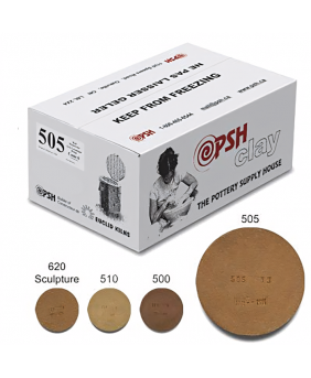 PSH #505X Cone 6 Red Ceramic Clay Body, 10 kg