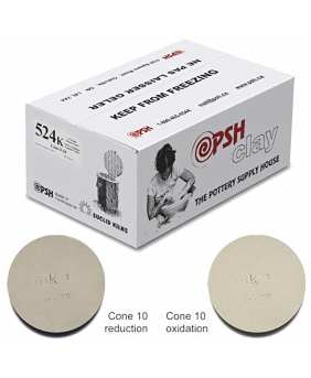PSH #524K Cone 9 Cream Ceramic Clay Body, 10 kg