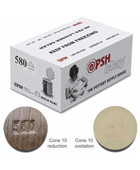 PSH #580X Cone 10 Toast Ceramic Clay Body, 10 kg