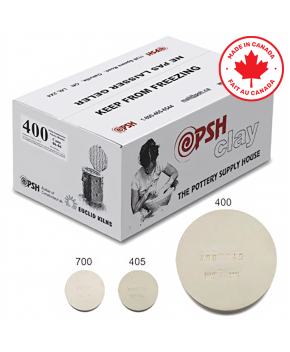 PSH #400 Cone 06 White Ceramic Clay Body, 10 kg PSH #400 Cone 06 White Ceramic Clay Body, 10 kg