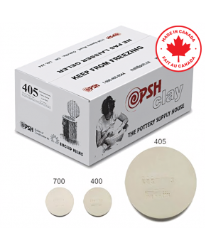 PSH #405 Cone 06 White Ceramic Clay Body, 10 kg PSH #405 Cone 06 White Ceramic Clay Body, 10 kg