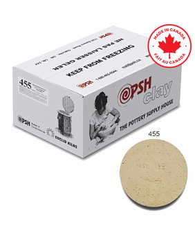 PSH #455X Cone 6 Buff Speckled Ceramic Clay Body, 10 kg