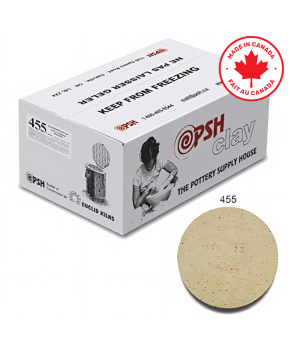 PSH #455 Cone 6 Buff Speckled Ceramic Clay Body, 10 kg PSH #455 Cone 6 Buff Speckled Ceramic Clay Body, 10 kg