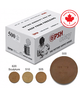 PSH #500X Cone 6 Red Ceramic Clay Body, 10 kg