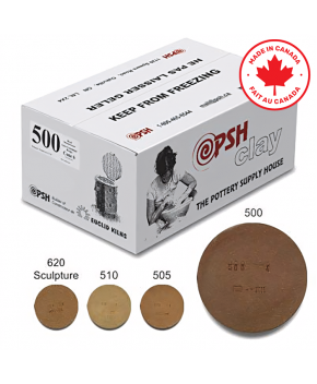 PSH #500 Cone 6 Red Ceramic Clay Body, 10 kg PSH #500 Cone 6 Red Ceramic Clay Body, 10 kg