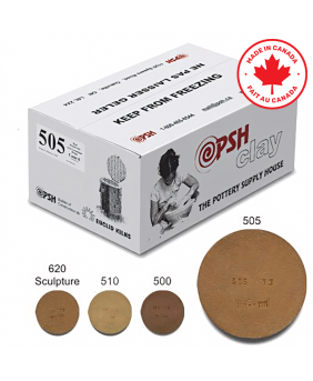 PSH #505X Cone 6 Red Ceramic Clay Body, 10 kg