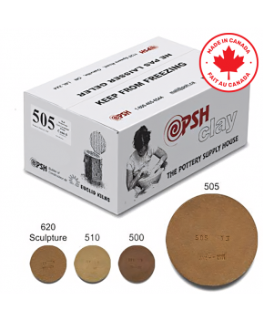 PSH #505 Cone 6 Red Ceramic Clay Body, 10 kg PSH #505 Cone 6 Red Ceramic Clay Body, 10 kg