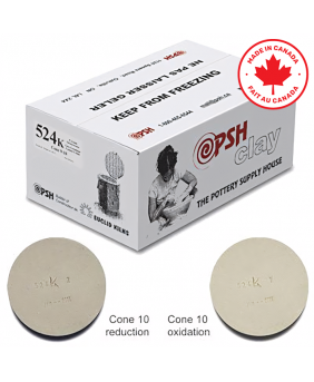 PSH #524K Cone 9 Cream Ceramic Clay Body, 10 kg
