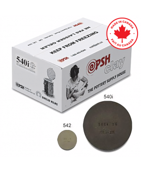 PSH #540i Cone 6 Black Ceramic Clay Body, 10 kg PSH #540i Cone 6 Black Ceramic Clay Body, 10 kg