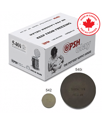 PSH #540i Cone 6 Black Ceramic Clay Body, 10 kg PSH #540i Cone 6 Black Ceramic Clay Body, 10 kg