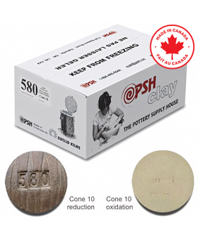 PSH #580X Cone 10 Toast Ceramic Clay Body, 10 kg