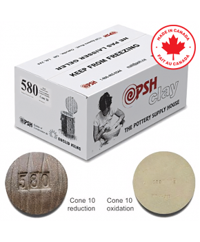 PSH #580 Cone 10 Toast Ceramic Clay Body, 10 kg PSH #580 Cone 10 Toast Ceramic Clay Body, 10 kg