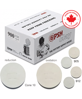 PSH #900X Cone 10 Porcelain Ceramic Clay Body, 10 kg