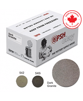 PSH Dark Granite Cone 6 Ceramic Clay Body, 10 kg