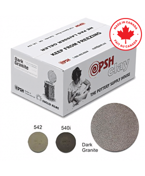 PSH Dark Granite Cone 6 Ceramic Clay Body, 10 kg PSH Dark Granite Cone 6 Ceramic Clay Body, 10 kg