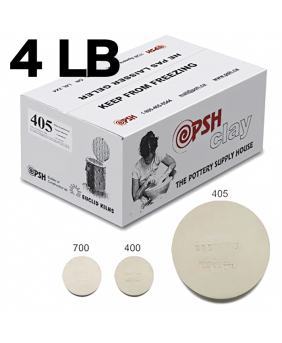 PSH #405 Cone 06 White Ceramic Clay Body, 4 lb PSH #405 Cone 06 White Ceramic Clay Body, 4 lb