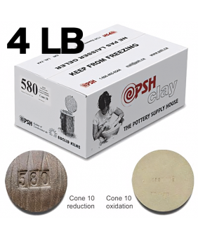 PSH #580 Cone 10 Toast Ceramic Clay Body, 4 lb PSH #580 Cone 10 Toast Ceramic Clay Body, 4 lb