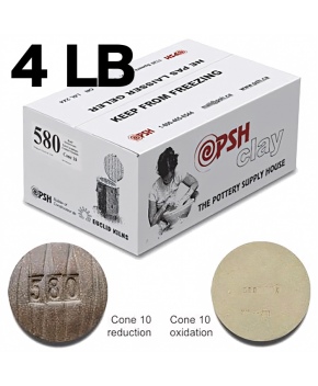 PSH #580 Cone 10 Toast Ceramic Clay Body, 4 lb PSH #580 Cone 10 Toast Ceramic Clay Body, 4 lb