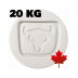 Plainsman P700 Cone 8-10 White Ceramic Clay Body, 20 kg