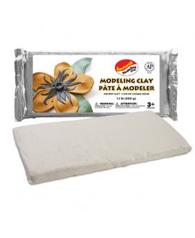 Sandtastik® Air Dry Modeling Clay, Extra White, 1.1 lb (500 g)