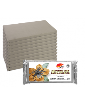 Sandtastik® Air Dry Modeling Clay, White, 1.1 lb (500 g) - 10/Pack Sandtastik® Air Dry Modeling Clay, White, 1.1 lb (500 g) - 10/Pack