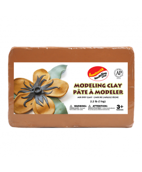 Sandtastik® Air Dry Modeling Clay, Terracotta, 2.2 lb (1 kg) Sandtastik® Air Dry Modeling Clay, Terracotta, 2.2 lb (1 kg)