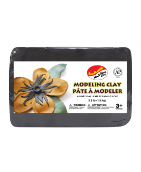 Sandtastik® Air Dry Modeling Clay, Black, 3.3 lb (1.5 kg) Sandtastik® Air Dry Modeling Clay, Black, 3.3 lb (1.5 kg)