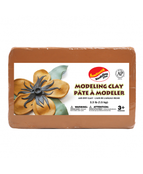 Sandtastik® Air Dry Modeling Clay, Terracotta, 3.3 lb (1.5 kg)