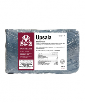 SIO-2® Upsala Blue Porcelain High Fire Ceramic Clay Body, 3.5 lb Sample SIO-2® Upsala Blue Porcelain High Fire Ceramic Clay Body, 3.5 lb Sample