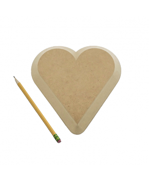 GR Pottery Form - Heart, 8" GR Pottery Form - Heart, 8"