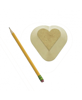 GR Pottery Form - Cutie Heart, 4" GR Pottery Form - Cutie Heart, 4"