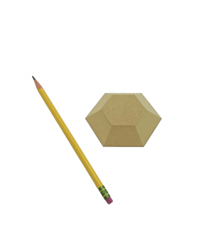 GR Pottery Form - Hexagon, 3.5" GR Pottery Form - Hexagon, 3.5"