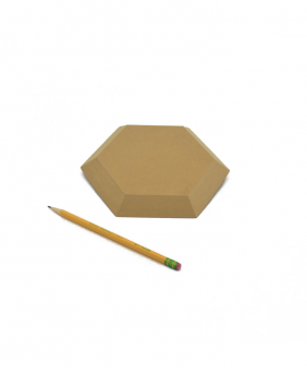 GR Pottery Form - Hexagon, 6.5"