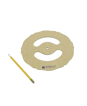 GR Pottery Form - Rim Template T2, Poppy - 9.5”