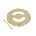 GR Pottery Forms - Rim Template T4, Iris (2-Pack)