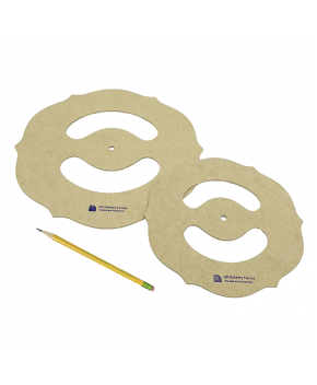 GR Pottery Forms - Rim Template T4, Iris (2-Pack) GR Pottery Forms - Rim Template T4, Iris (2-Pack)