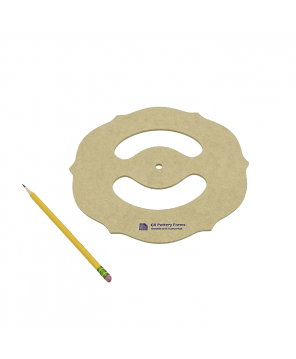 GR Pottery Form - Rim Template T4, Iris - 9.5” GR Pottery Form - Rim Template T4, Iris - 9.5”