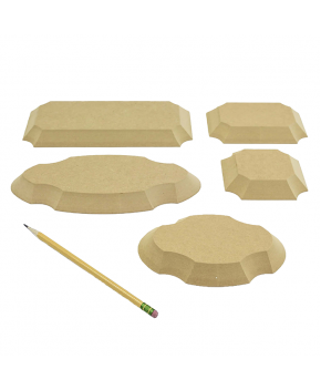 GR Pottery Forms - Plaque Pack (5-Piece) GR Pottery Forms - Plaque Pack (5-Piece)